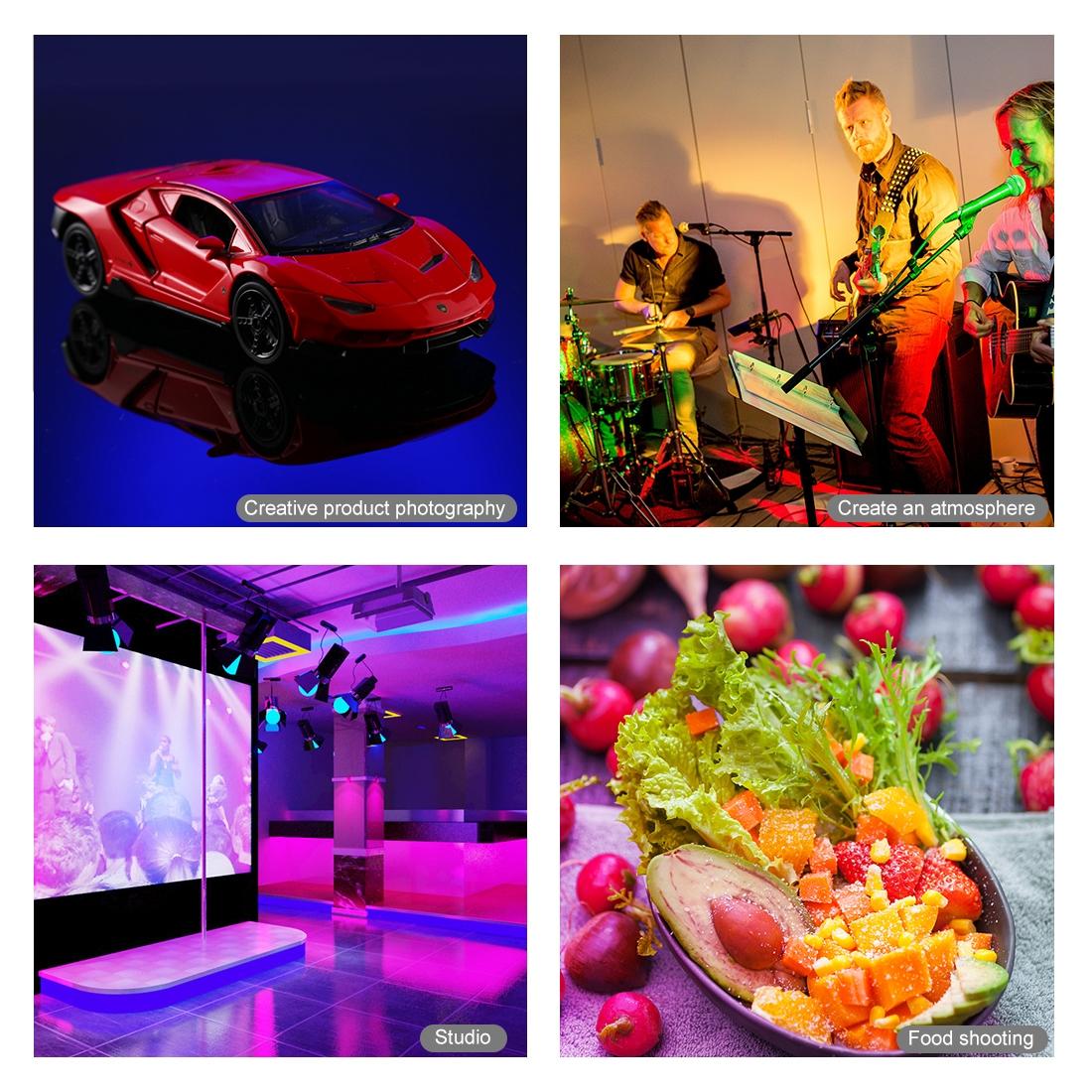 NNEIDS 10.2 Marquee Led Beauty Light With Tripod And Remote - Dual-Colour Ring Light For Vlogging And Photography